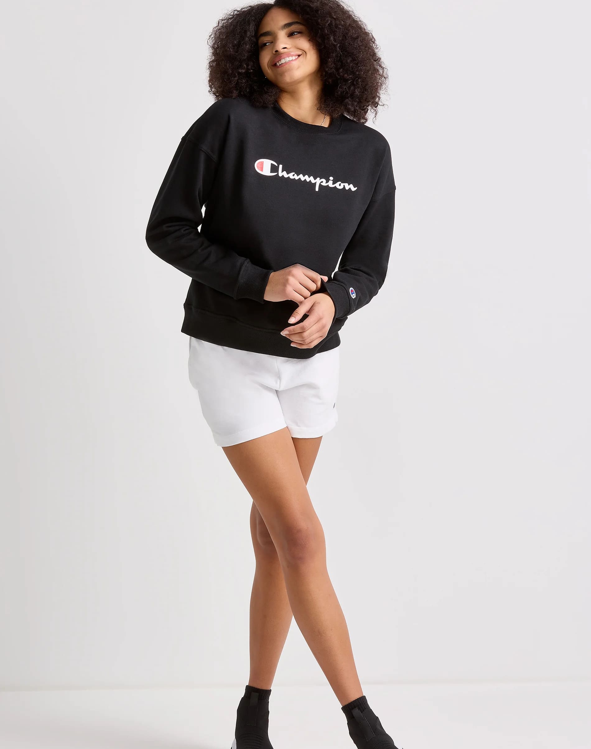 Polera para Mujer CHAMPION GF535Y08113 POWERBLEND RELAXED CREW 001