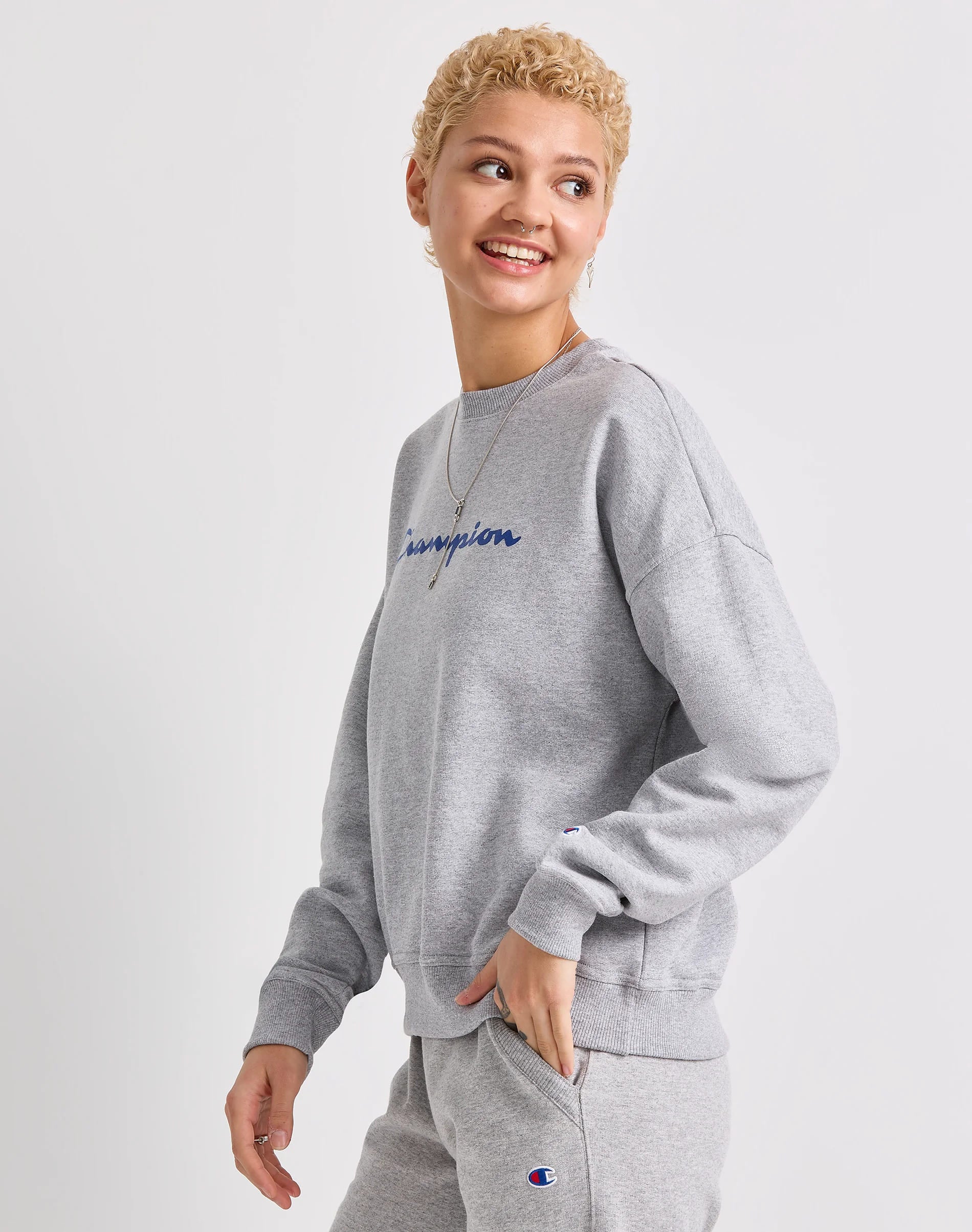 Polera para Mujer CHAMPION GF535Y08113 POWERBLEND RELAXED CREW 023
