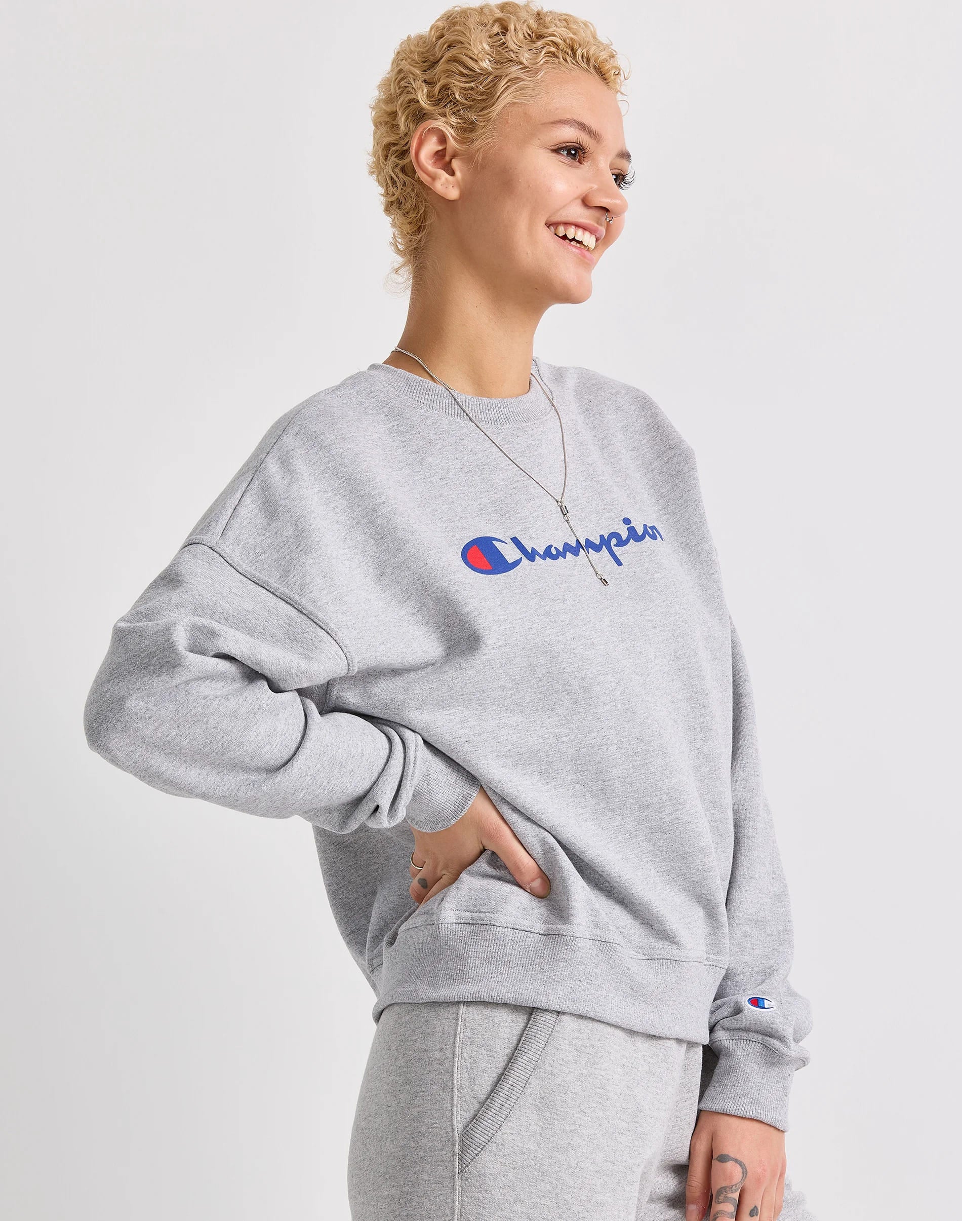 Polera para Mujer CHAMPION GF535Y08113 POWERBLEND RELAXED CREW 023