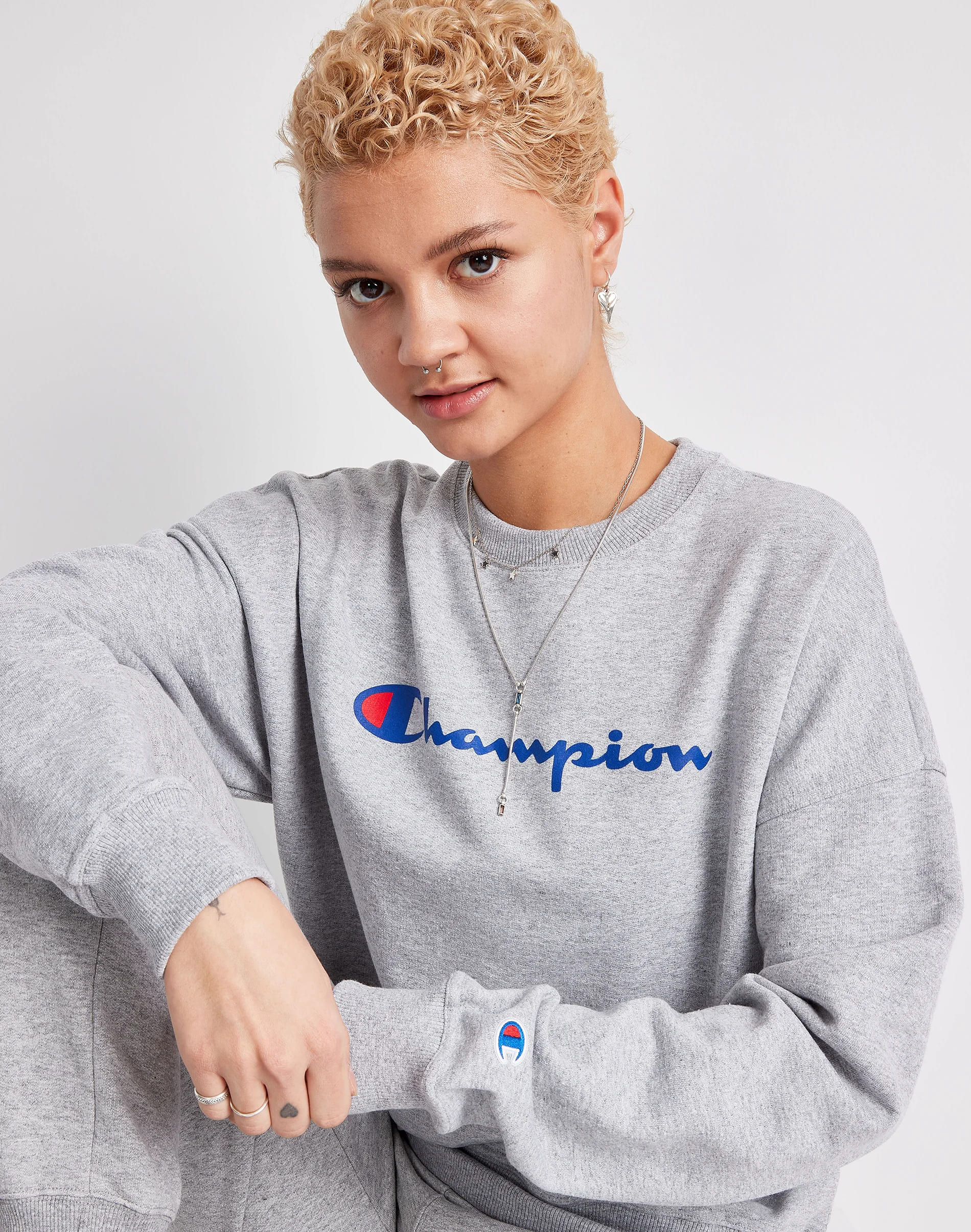 Polera para Mujer CHAMPION GF535Y08113 POWERBLEND RELAXED CREW 023