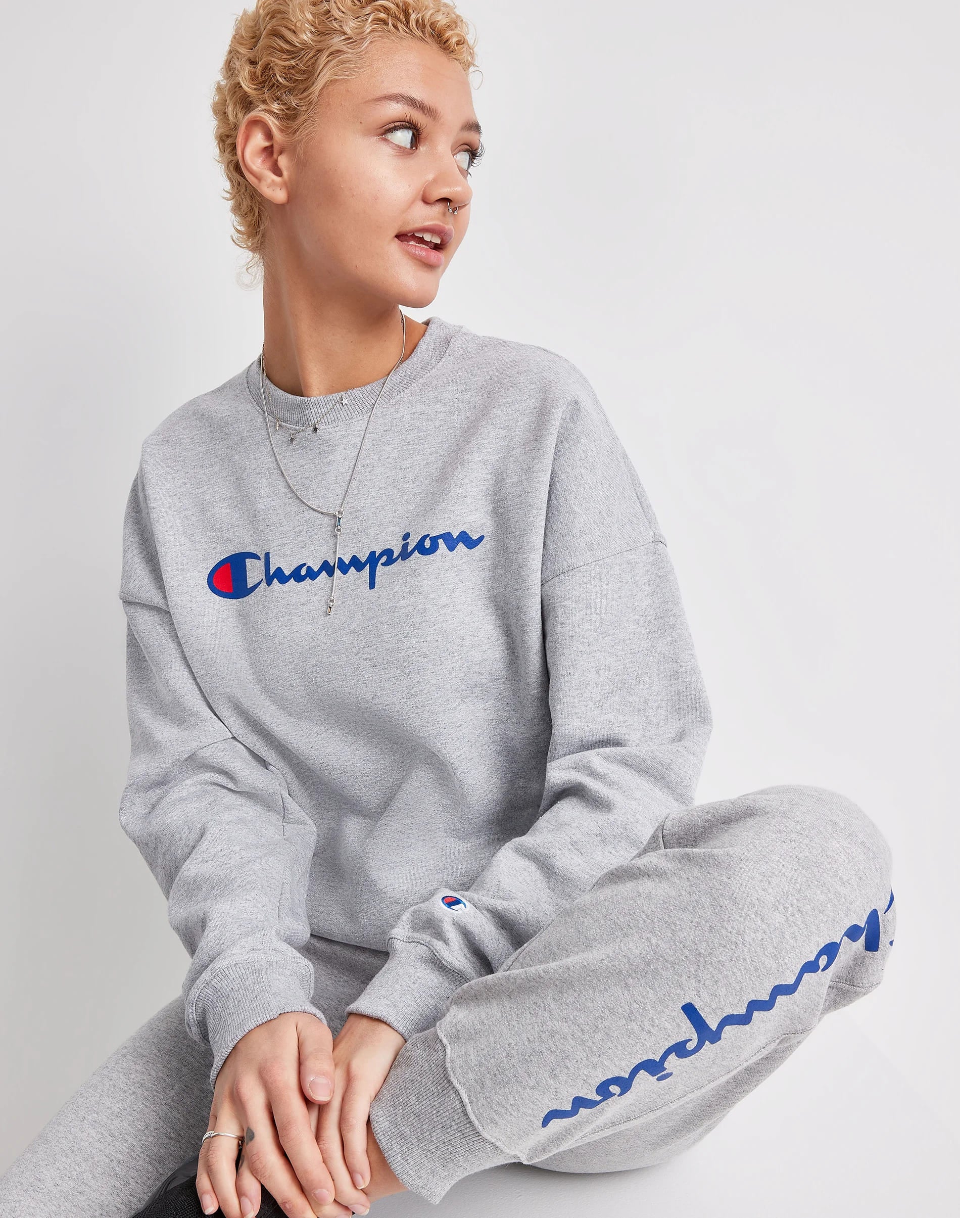 Polera para Mujer CHAMPION GF535Y08113 POWERBLEND RELAXED CREW 023