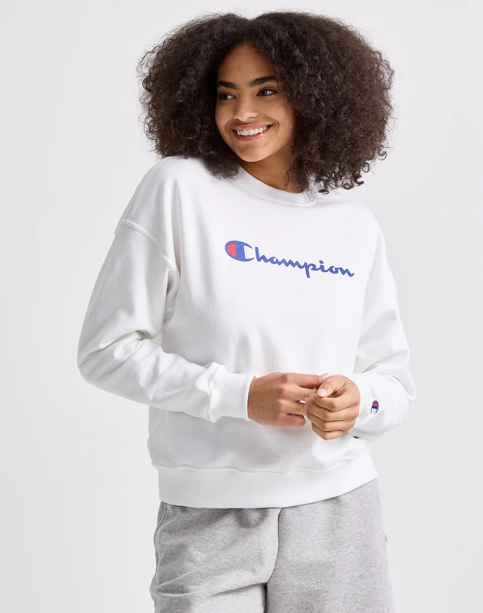 Polera para Mujer CHAMPION GF535Y08113 POWERBLEND RELAXED CREW 100