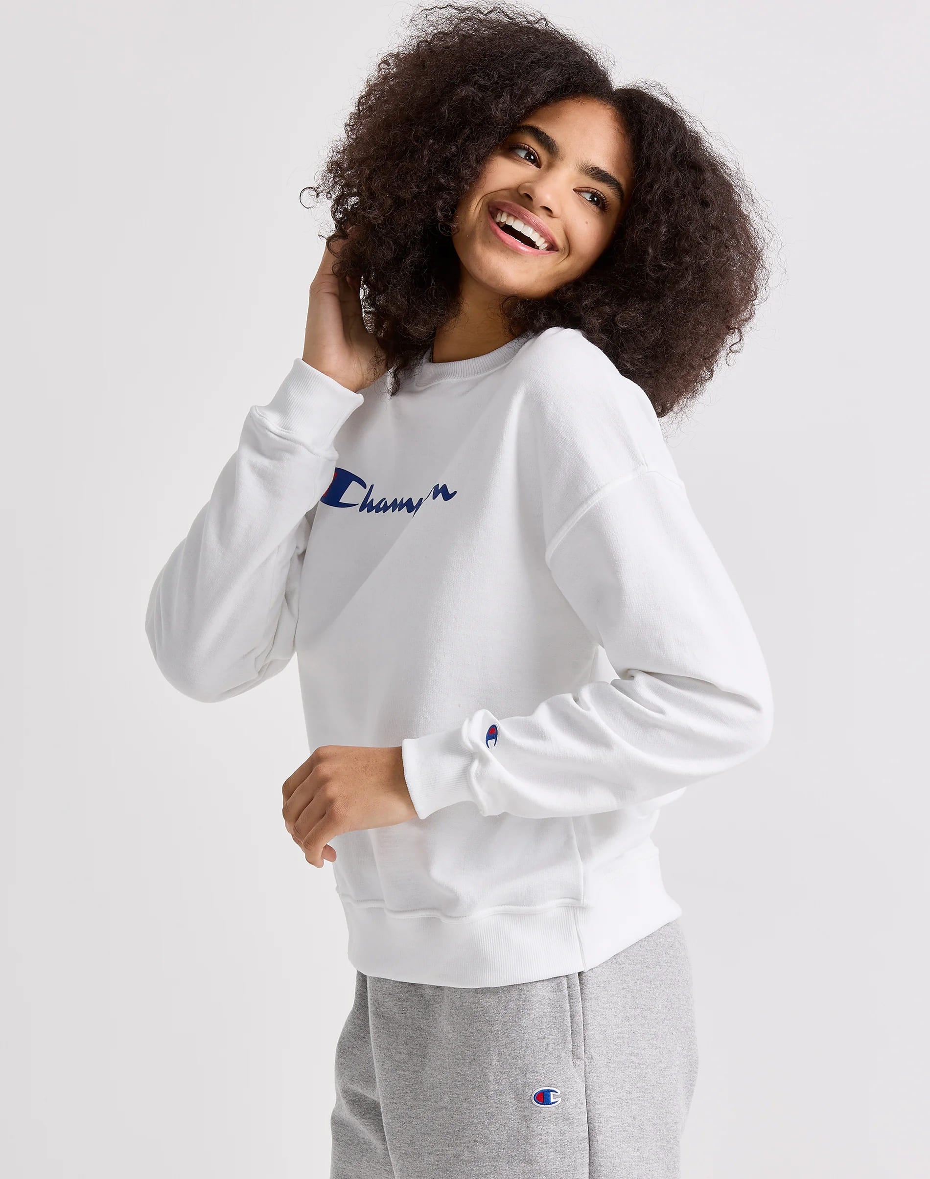 Polera para Mujer CHAMPION GF535Y08113 POWERBLEND RELAXED CREW 100