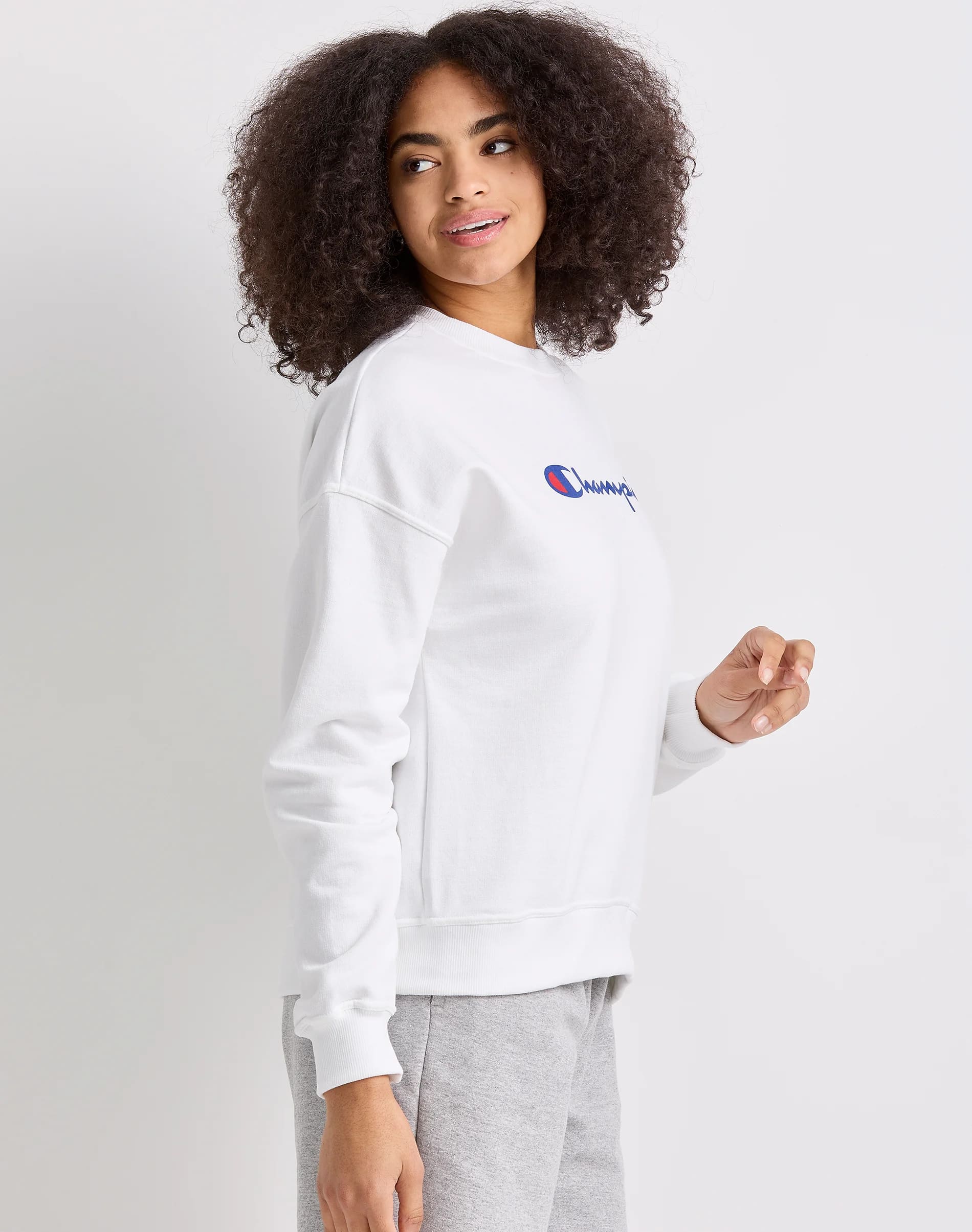 Polera para Mujer CHAMPION GF535Y08113 POWERBLEND RELAXED CREW 100