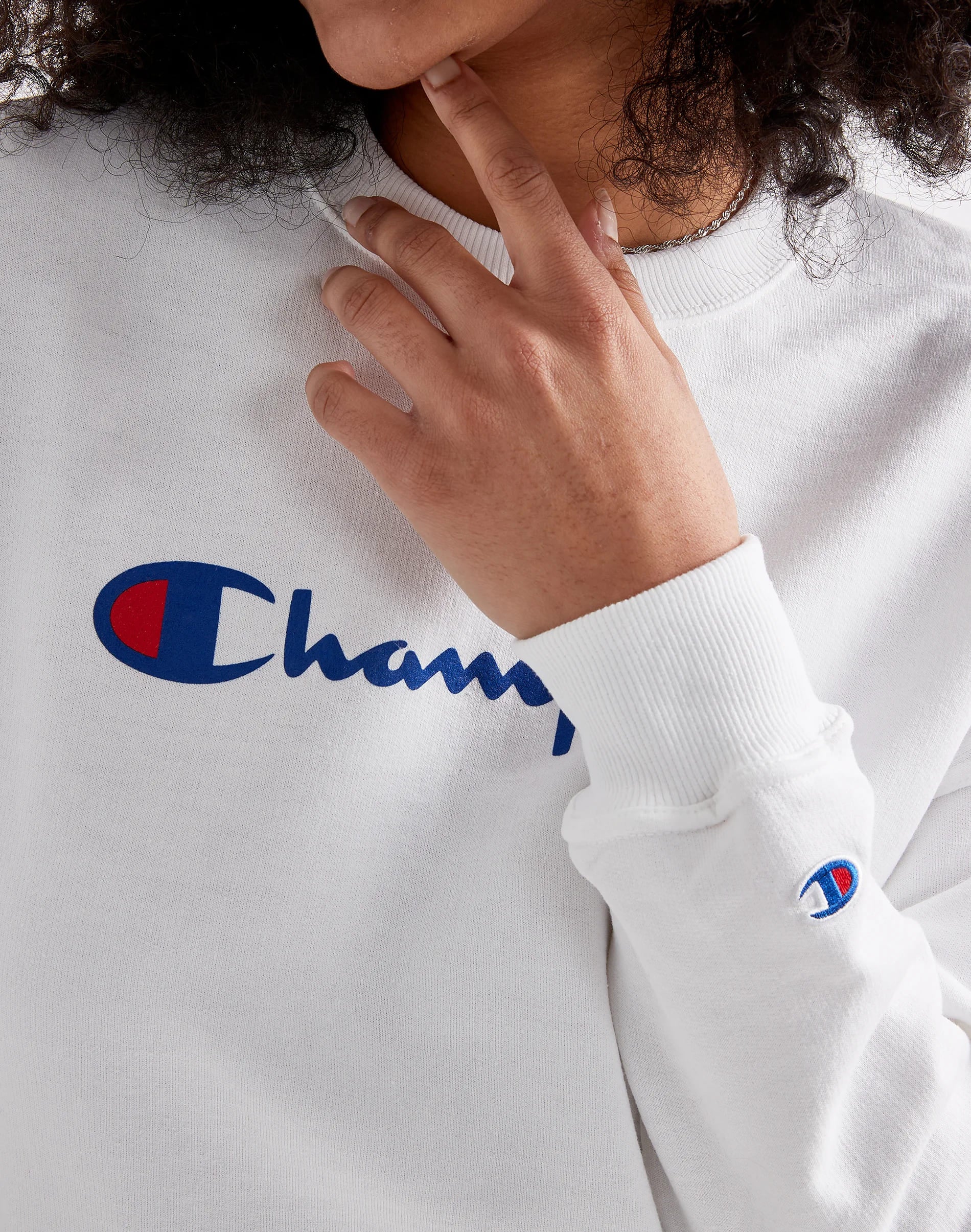 Polera para Mujer CHAMPION GF535Y08113 POWERBLEND RELAXED CREW 100