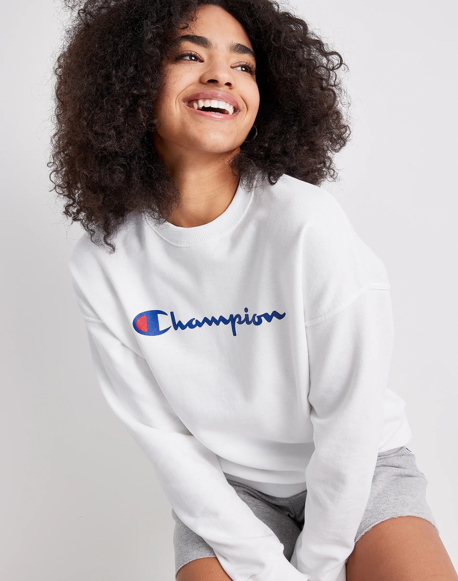 Polera para Mujer CHAMPION GF535Y08113 POWERBLEND RELAXED CREW 100