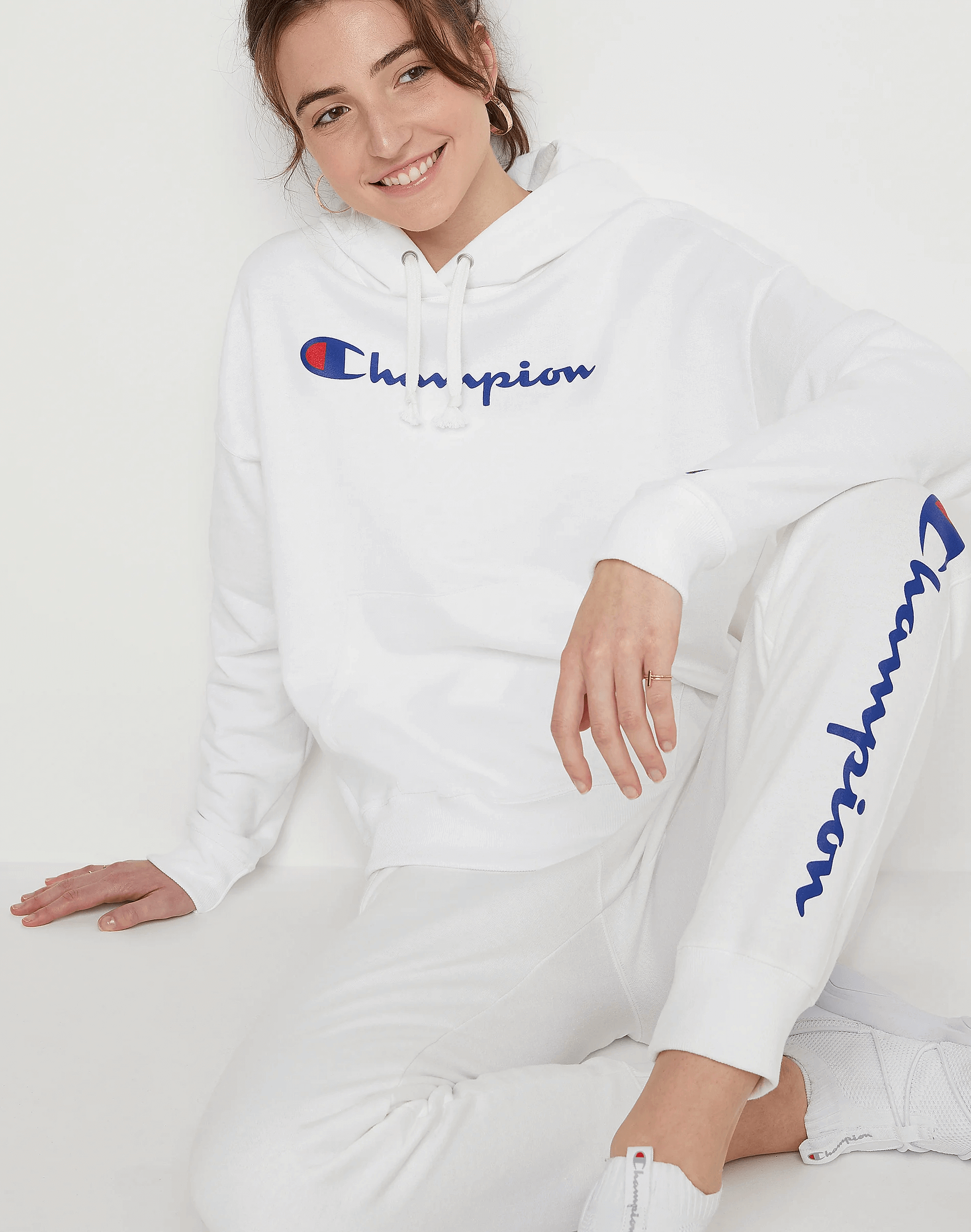 Polera para Mujer CHAMPION GF536Y08113 POWERBLEND RELAXED HOODIE 100