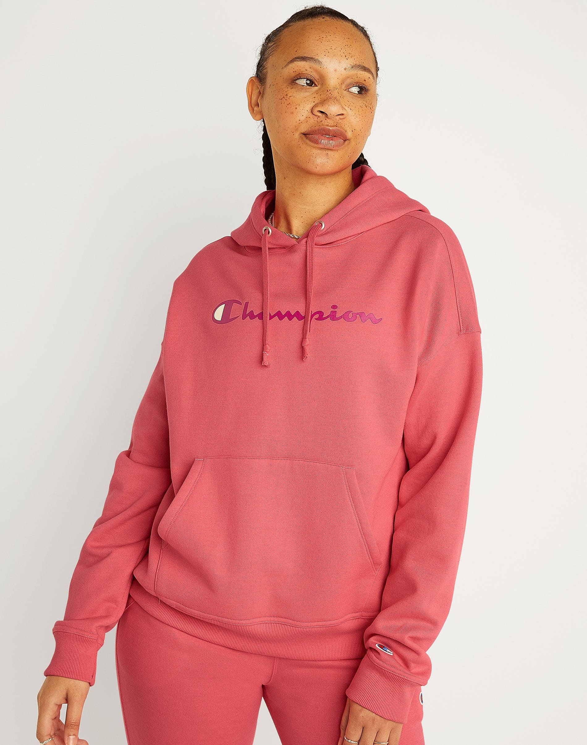 Polera para Mujer CHAMPION GF536Y08113 POWERBLEND RELAXED HOODIE RTF