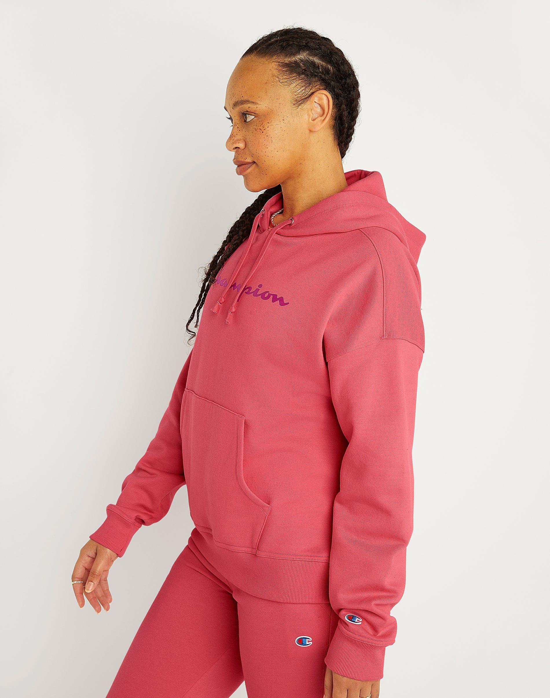 Polera para Mujer CHAMPION GF536Y08113 POWERBLEND RELAXED HOODIE RTF
