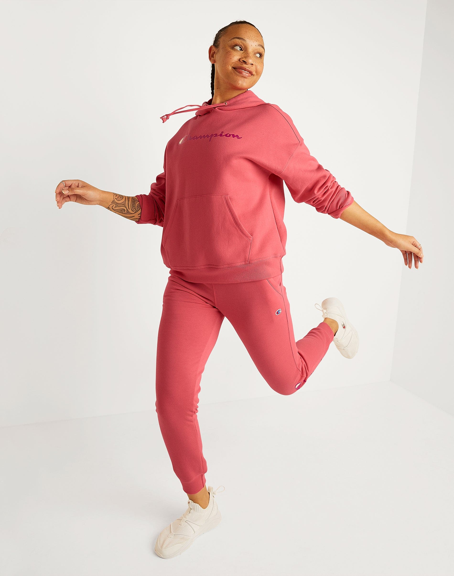 Polera para Mujer CHAMPION GF536Y08113 POWERBLEND RELAXED HOODIE RTF
