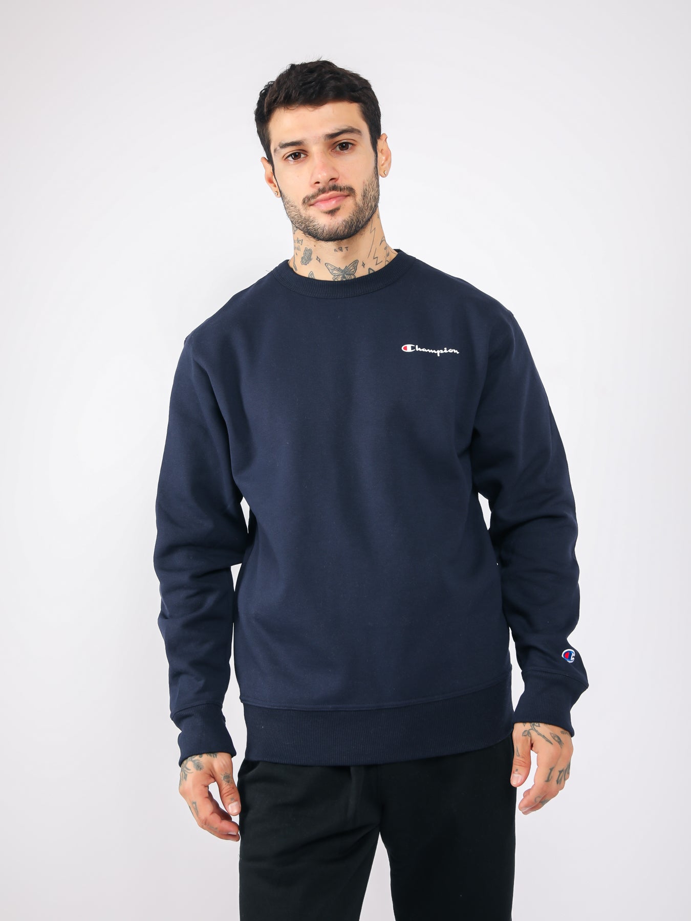 Polera para Hombre CHAMPION GF88HY08160 POWERBLEND GRAPHIC CREW NYC