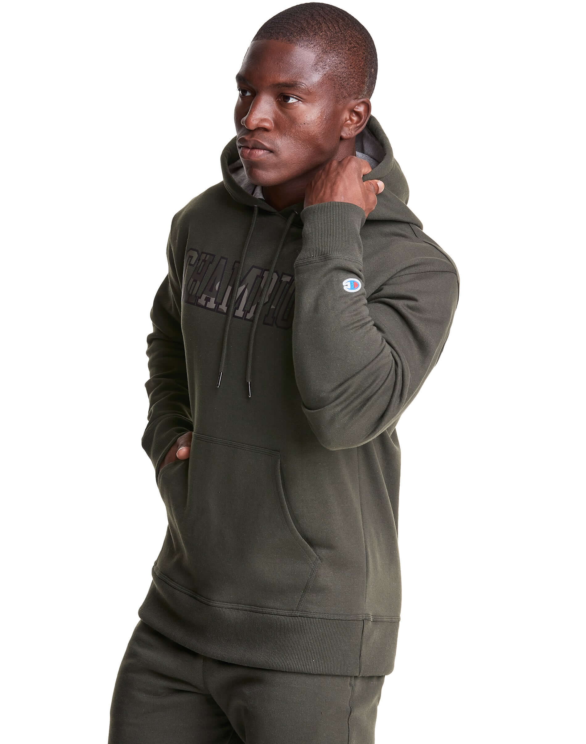 Polera para Hombre CHAMPION GF89H586619 POWERBLEND APPLIQUE HOODIE XEI