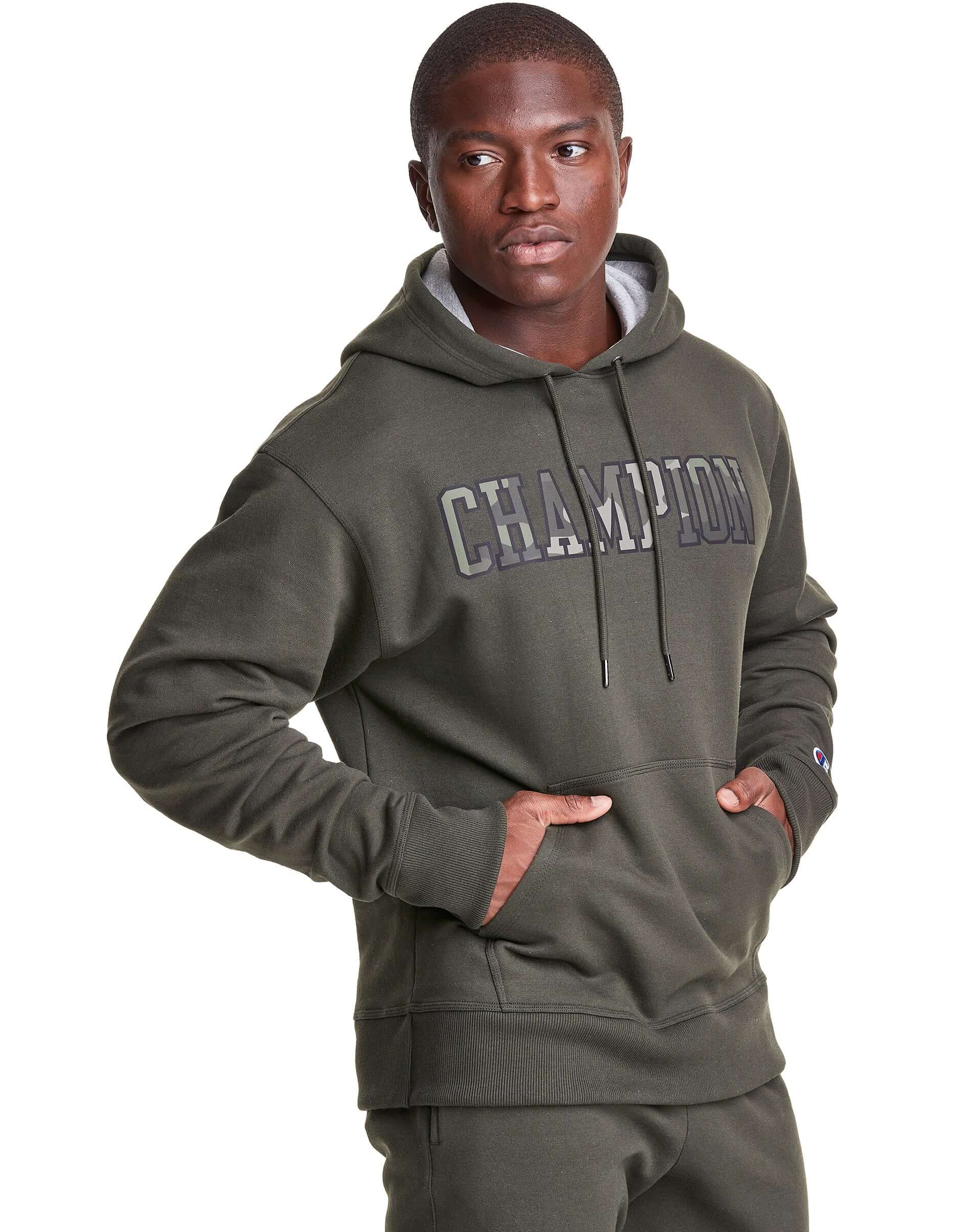 Polera para Hombre CHAMPION GF89H586619 POWERBLEND APPLIQUE HOODIE XEI