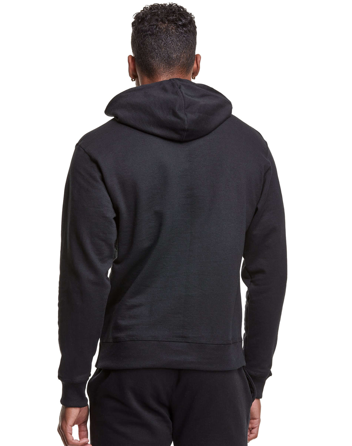 Polera para Hombre CHAMPION GF89H586620 POWERBLEND APPLIQUE HOODIE BKC