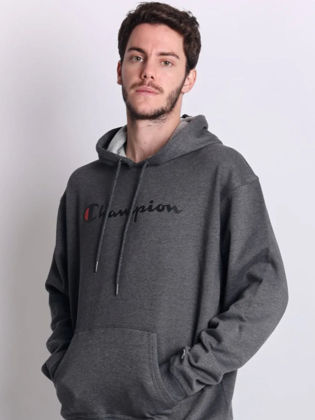 Polera para Hombre CHAMPION GF89HY06794 POWERBLEND GRAPHIC HOODIE 0OC