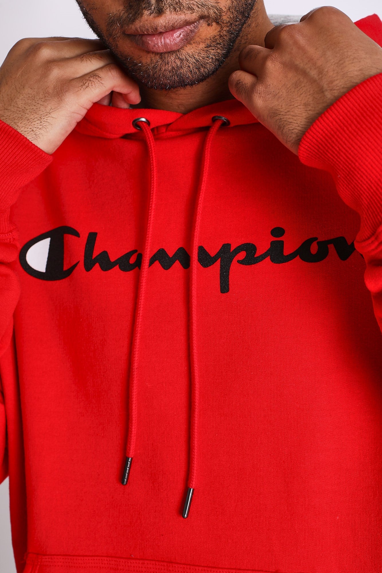 Polera para Hombre CHAMPION GF89HY06794 POWERBLEND GRAPHIC HOODIE 2WC
