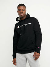 Cargar imagen en el visor de la galería, Polera para Hombre CHAMPION GF89HY06794 POWERBLEND GRAPHIC HOODIE BKC
