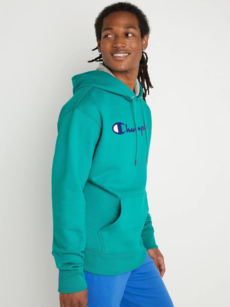 Polera para Hombre CHAMPION SIN ZIP POWERBLEND GRAPHIC HOODIE AM0G