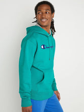 Cargar imagen en el visor de la galería, Polera para Hombre CHAMPION SIN ZIP POWERBLEND GRAPHIC HOODIE AM0G
