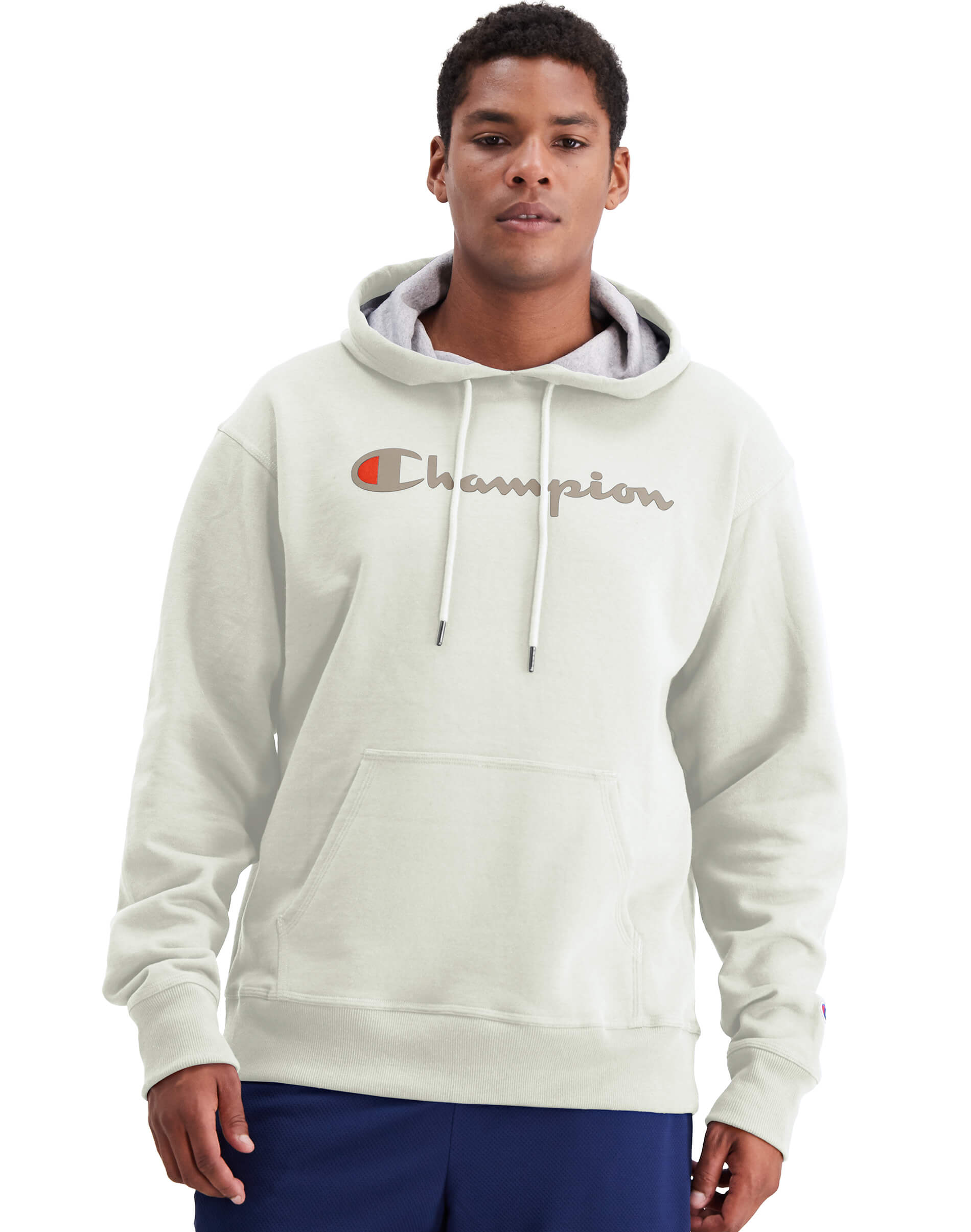 Polera para Hombre CHAMPION GF89HY07718 POWERBLEND GRAPHIC HOODIE NTC