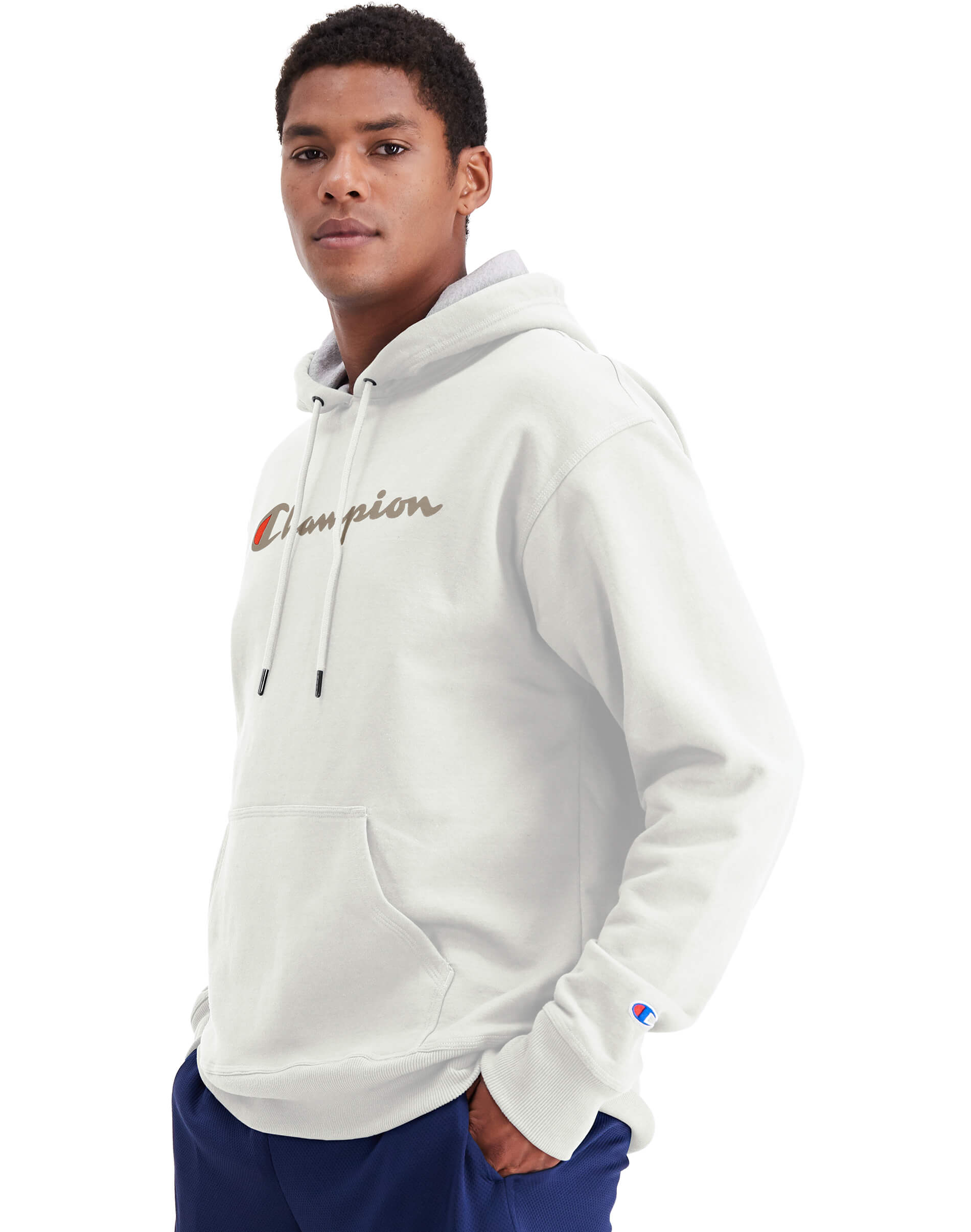 Polera para Hombre CHAMPION GF89HY07718 POWERBLEND GRAPHIC HOODIE NTC