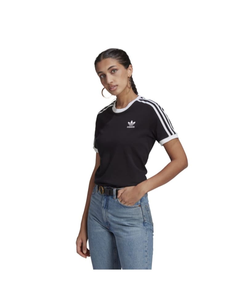 Polo para Mujer ADIDAS GN2900 3 STRIPES TEE BLK