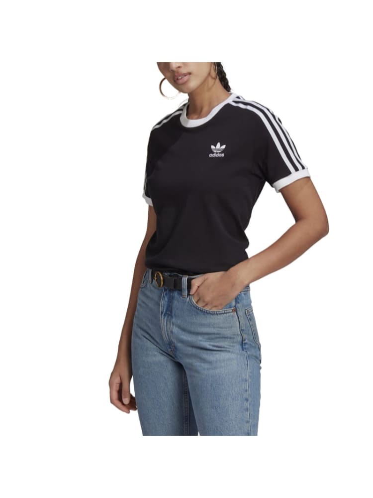 Polo para Mujer ADIDAS GN2900 3 STRIPES TEE BLK