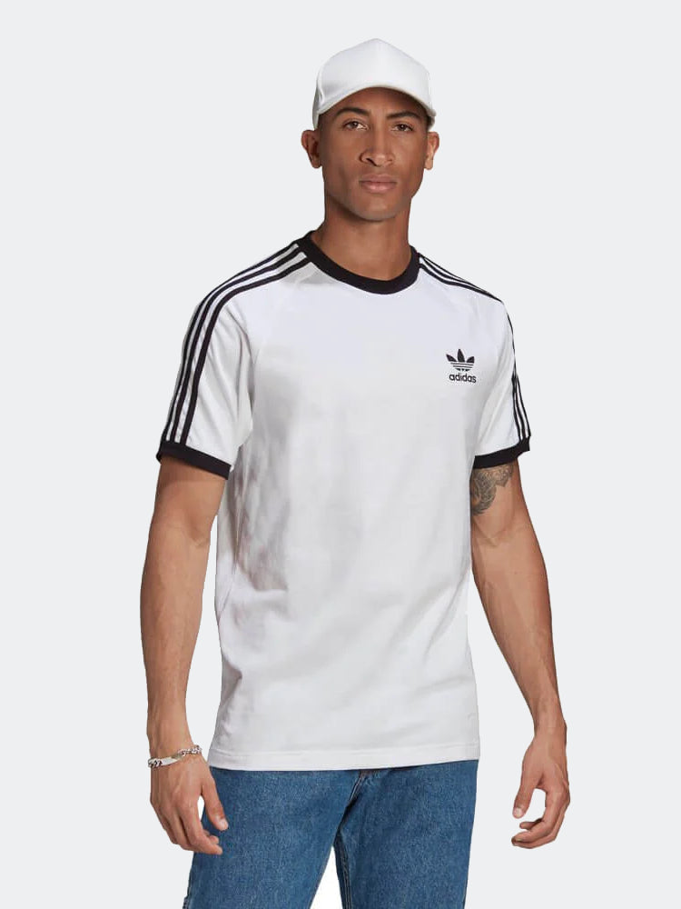 Polo para Hombre ADIDAS CLASSIC 3-STRIPES TEE WHITE