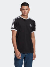 Cargar imagen en el visor de la galería, Polo para Hombre ADIDAS GN3495 3-STRIPES TEE BLACK
