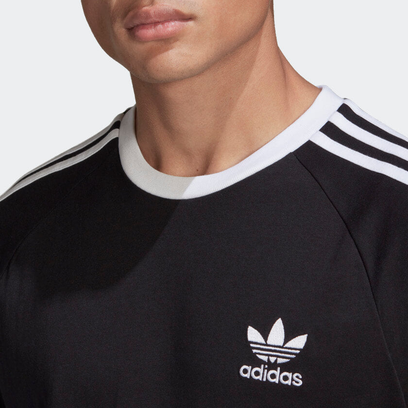 Polo para Hombre ADIDAS GN3495 3-STRIPES TEE BLACK