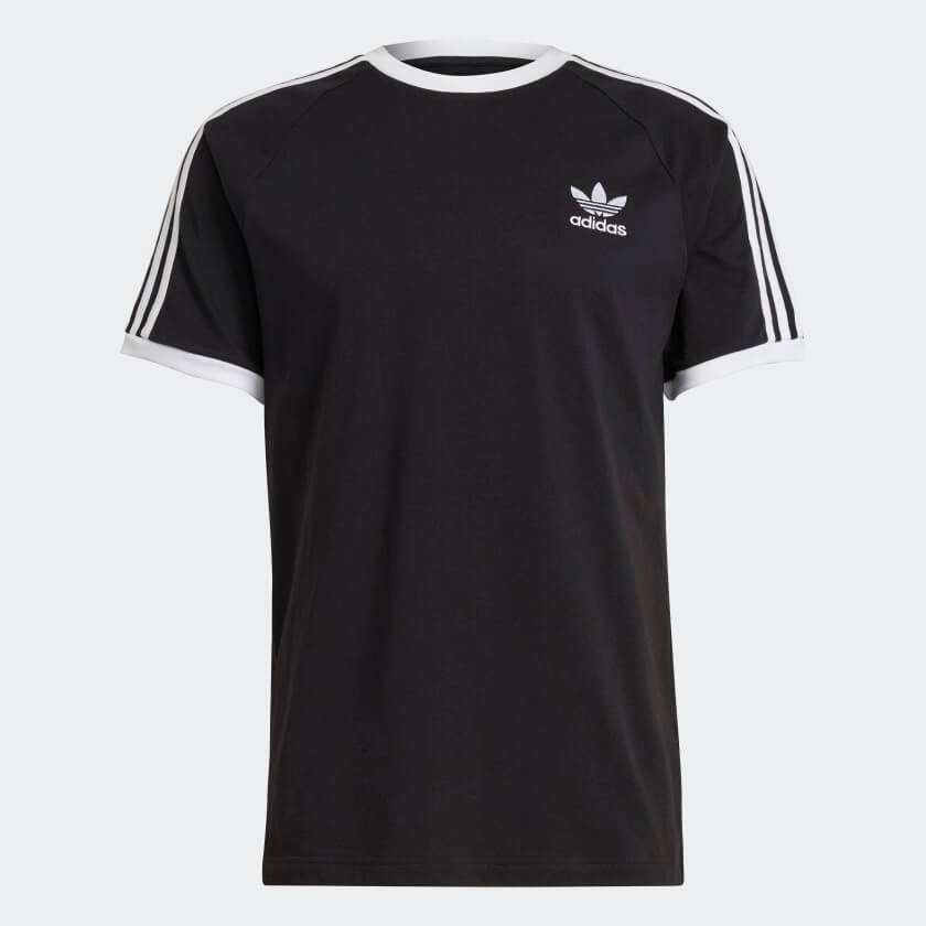 Polo para Hombre ADIDAS GN3495 3-STRIPES TEE BLACK
