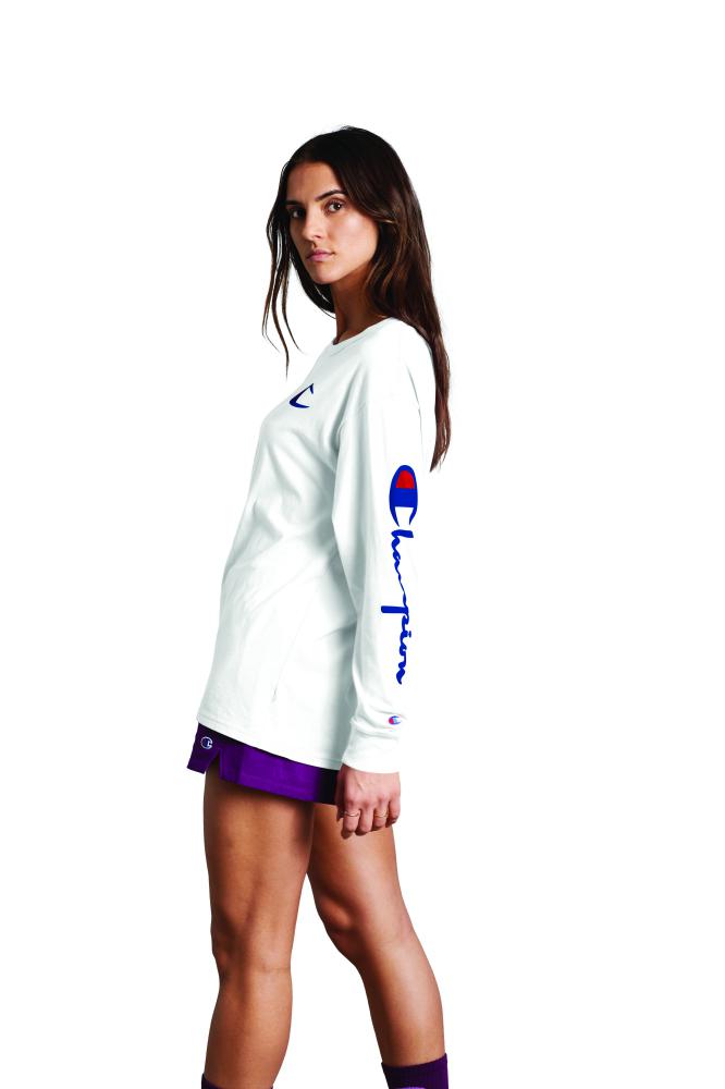 Polo para Mujer CHAMPION GT93Y07996 THE ORIGINAL LS TEE-DIRECT FLOCK SCRIPT 045