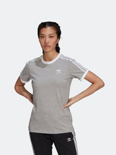 Cargar imagen en el visor de la galería, Polo para Mujer ADIDAS H33576 3 STRIPES TEE GRY
