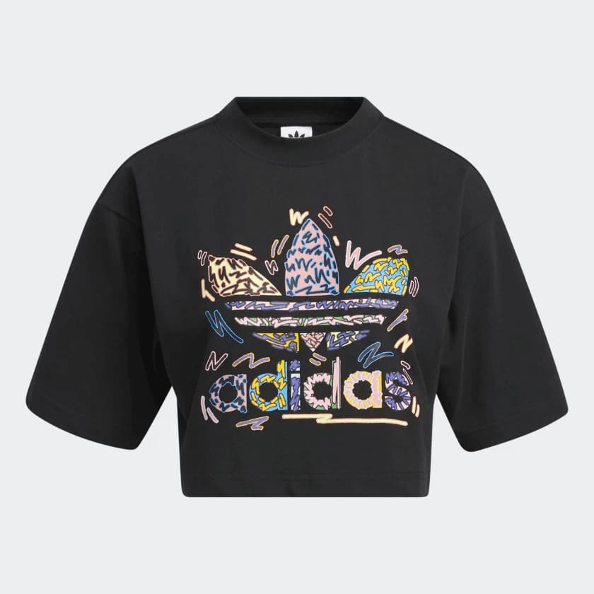 Polo para Mujer ADIDAS HC3078 LOVEUNI CROP TE BLK