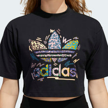 Cargar imagen en el visor de la galería, Polo para Mujer ADIDAS HC3078 LOVEUNI CROP TE BLK
