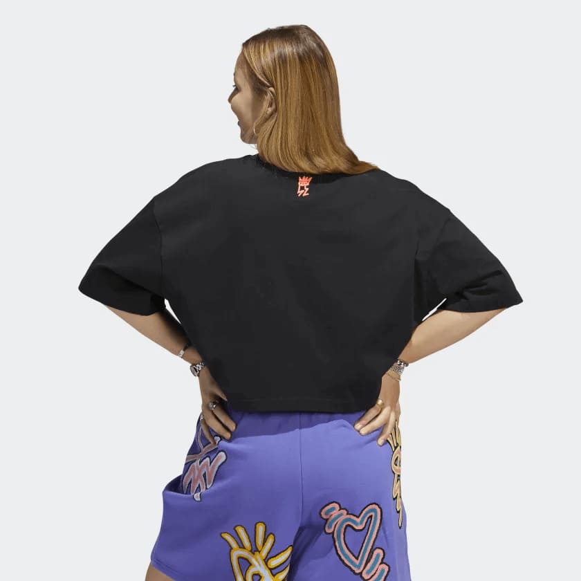 Polo para Mujer ADIDAS HC3079 LOVEUNI CROP TE BLK