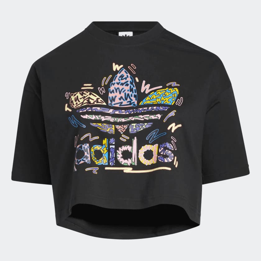 Polo para Mujer ADIDAS HC3079 LOVEUNI CROP TE BLK