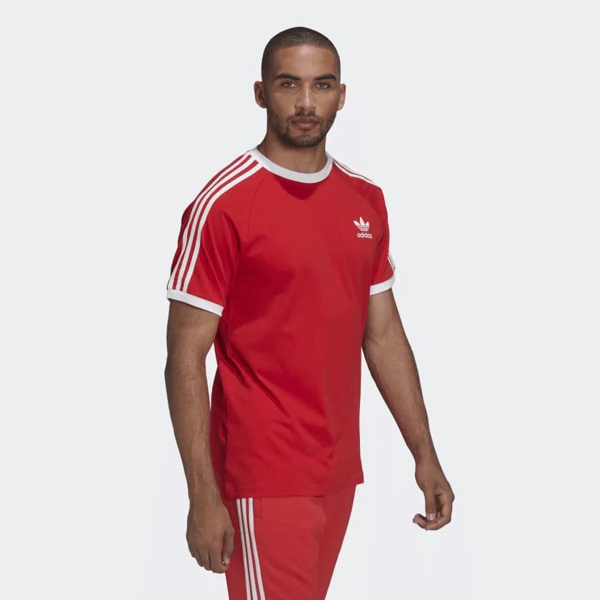 Polo para Hombre ADIDAS HE9547 3-STRIPES TEE VRED