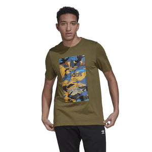 Polo para Hombre ADIDAS HK5158 CAMO TONGUE TEE OLIVA