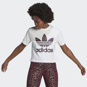 Polo para Mujer ADIDAS HK5186 T-SHIRT LOGO WHT