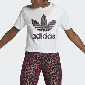 Polo para Mujer ADIDAS HK5186 T-SHIRT LOGO WHT