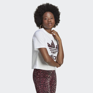 Polo para Mujer ADIDAS HK5186 T-SHIRT LOGO WHT