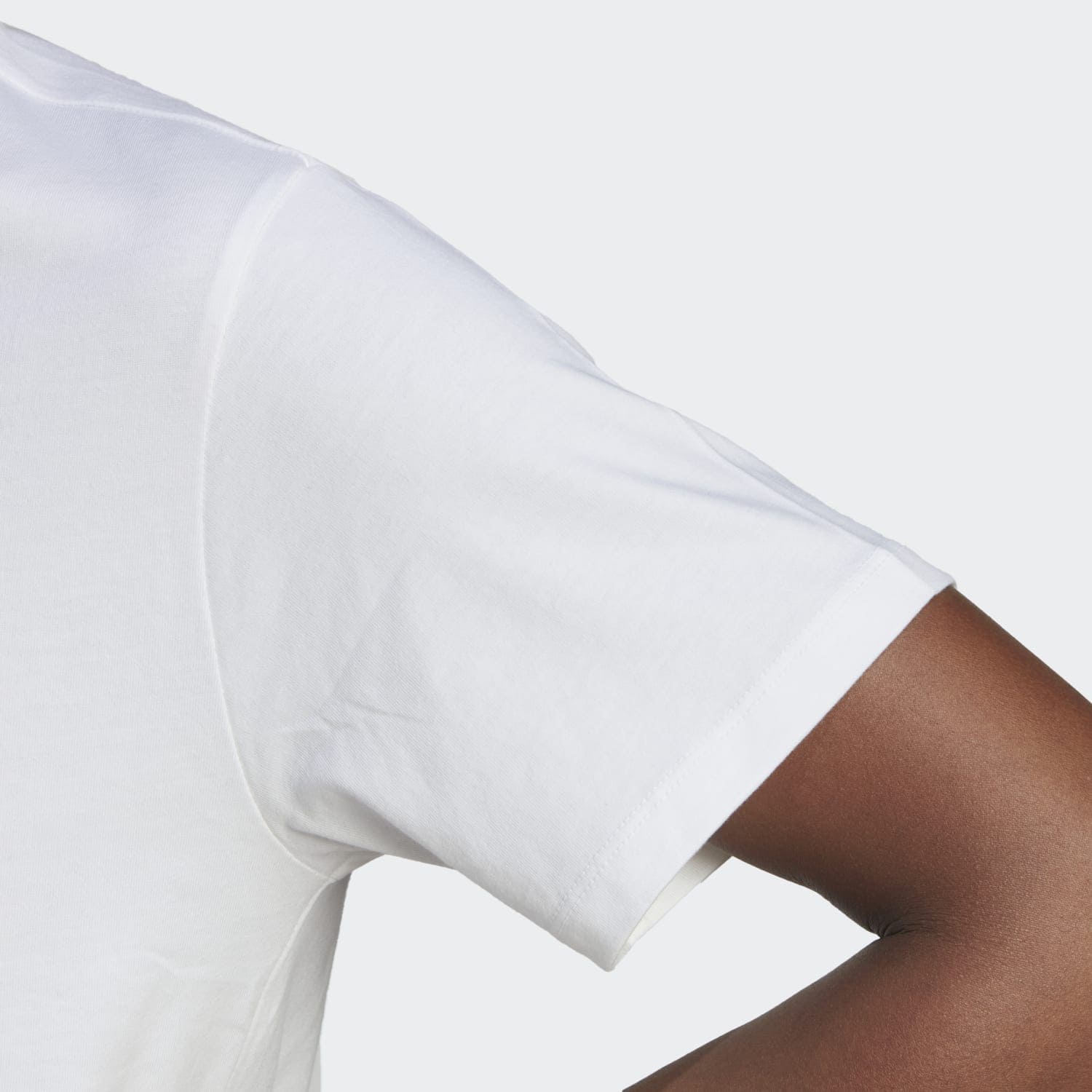 Polo para Mujer ADIDAS HK5186 T-SHIRT LOGO WHT