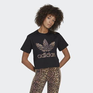 Polo para Mujer ADIDAS HK5187 T-SHIRT LOGO BLK