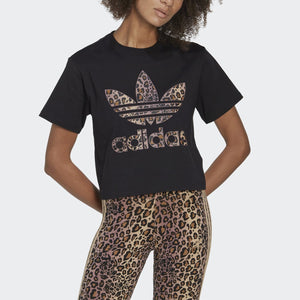 Polo para Mujer ADIDAS HK5187 T-SHIRT LOGO BLK