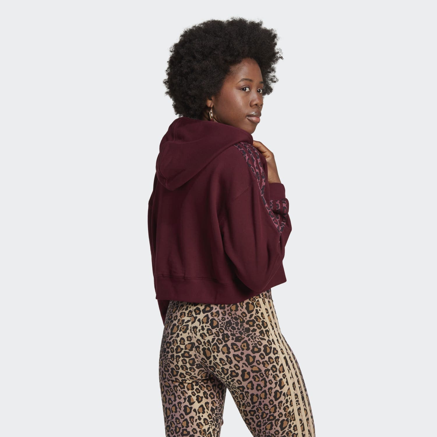 Polera para Mujer ADIDAS HK5193 HOODIE LOGO MRON