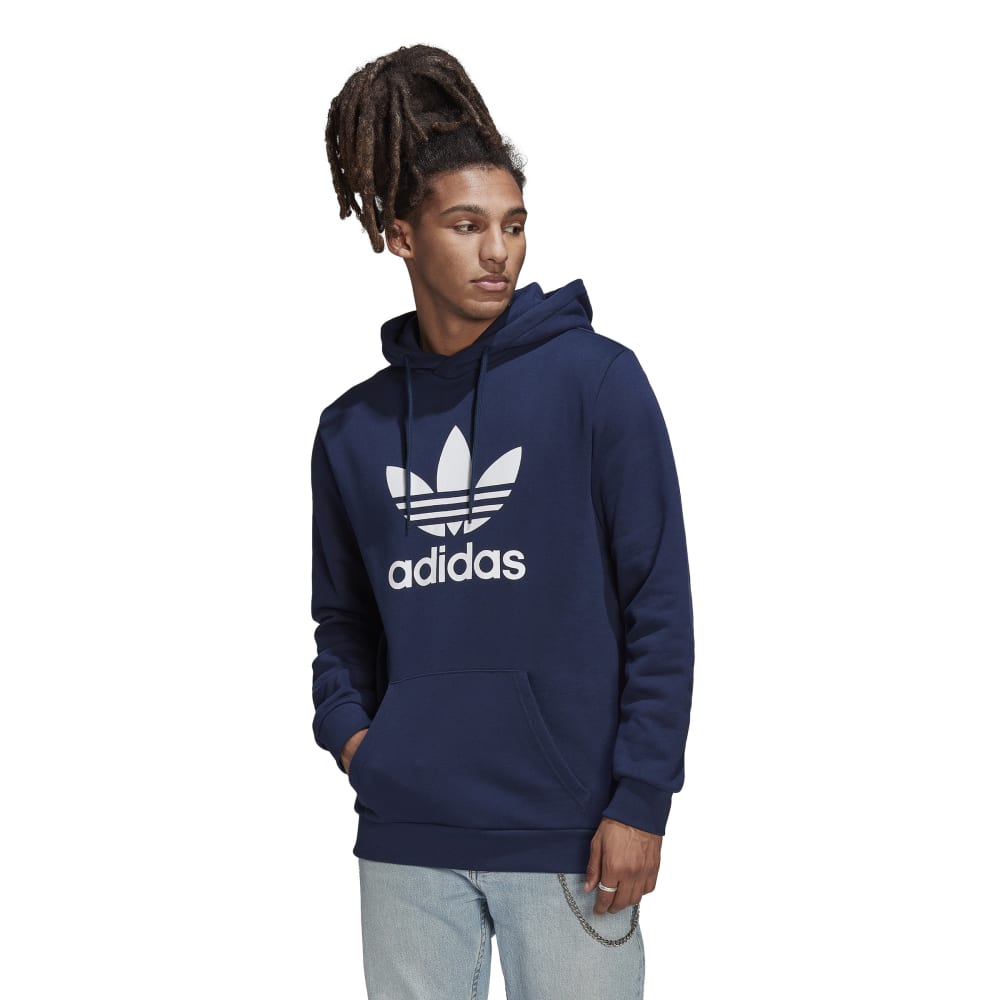Polera para Hombre ADIDAS HK5298 TREFOIL HOODY INDIGO