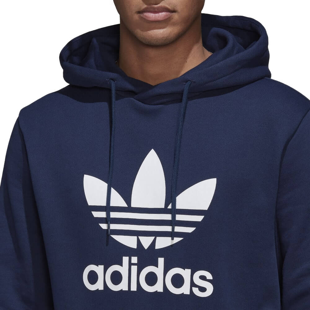 Polera para Hombre ADIDAS HK5298 TREFOIL HOODY INDIGO