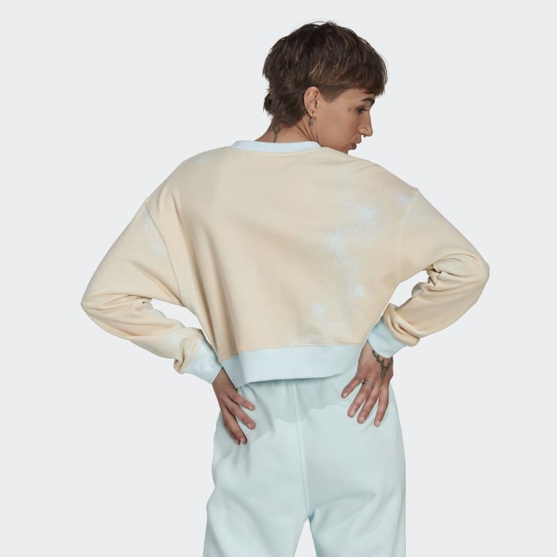 Polera Adidas AOP Sweater para Mujer Azul