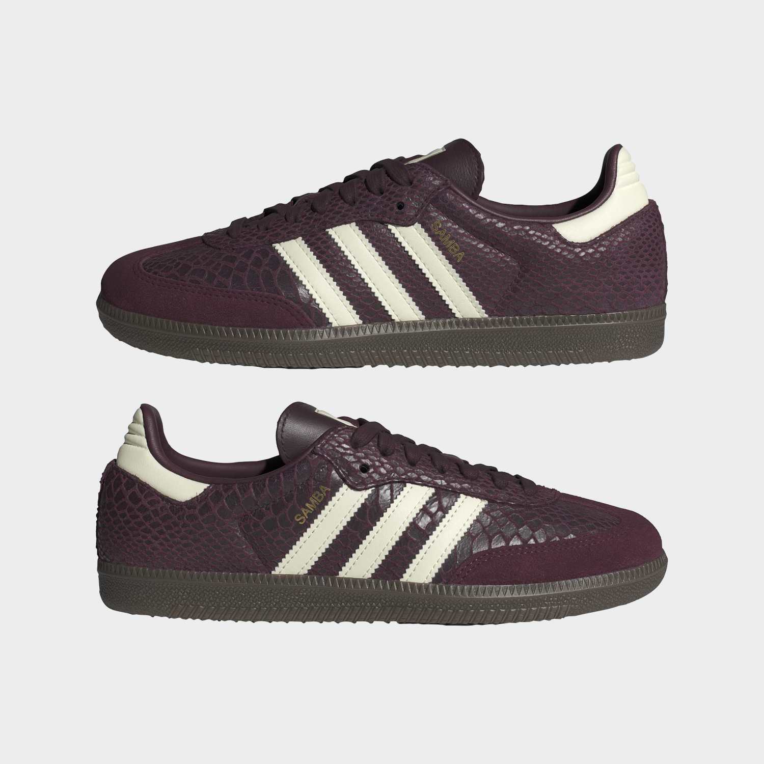 Zapatillas Adidas Samba IH3979 Rojo - par completo